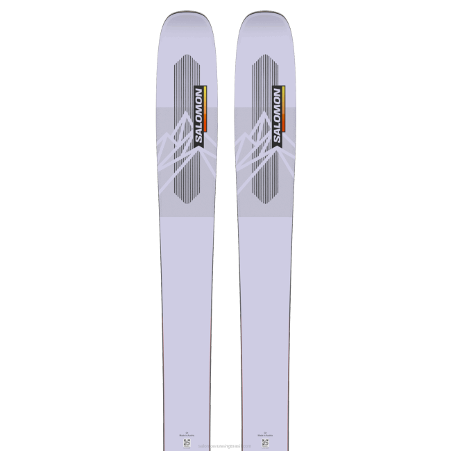 Salomon46081001 esquis de montanha para mulheres - qst 106 neblina noturna/verde ácido/chama Salomon46081001 esquis de montanha para mulheres - qst 106 neblina noturna/verde ácido/chama